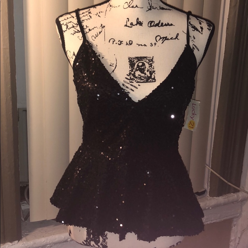 Brand new sequins blouse